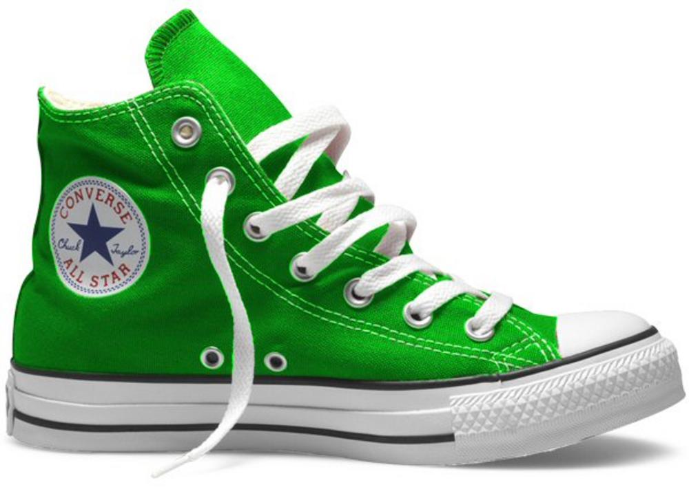 Converse Chuck Taylor All Star Hi Top Canvas Trainer Boot 130114C Classic Green